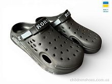 Кроксы 517-010 чорний Rai shoes / p. 37-41 / 8пар