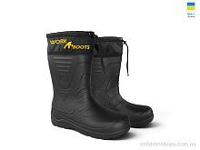 Сапоги из пены Рибак чорний Rai shoes / p. 41-46 / 4пар
