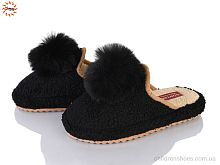 Тапки 001-1 black Jumay / p. 36-40 / 8пар
