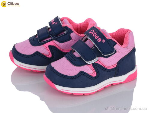 Кроссовки F655 d.blue-pink Clibee / p. 19-24 / 6пар
