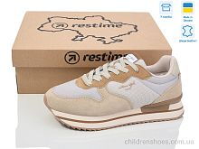 Кроссовки Restime JW024034 beige Кроссовки JW024034 beige Restime / p. 36-41 / 8пар