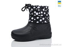 Сапоги из пены Cross A13 термо горох чорний Сапоги из пены A13 термо горох чорний Inblue / p. 37-41 / 6пар
