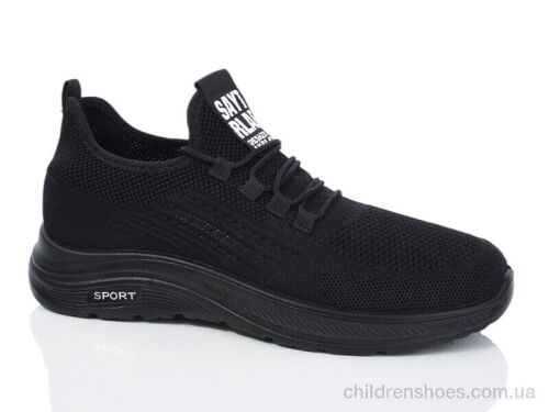 Кроссовки 901-002 black піна Xifa / p. 40-45 / 8пар