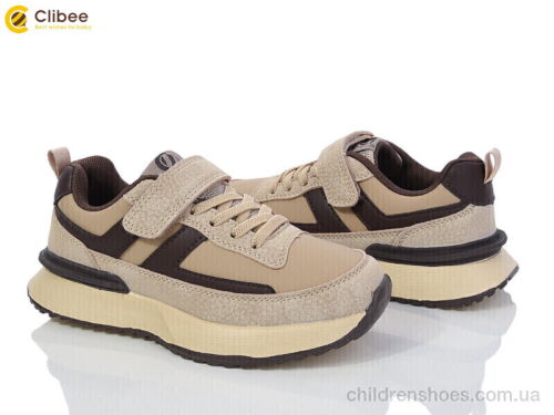 Кроссовки EC300 khaki-brown Clibee / p. 32-37 / 6пар