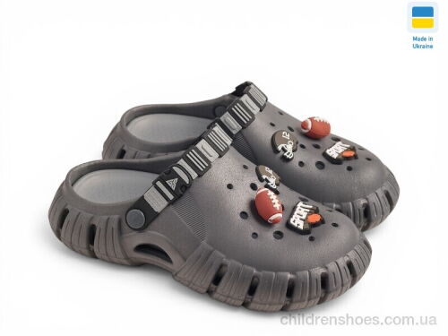 Кроксы DS770 графіт Rai shoes / p. 36-40 / 6пар