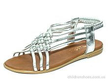 Босоножки Ж059Б серебряный Waldem / p. 36-40 / 8пар