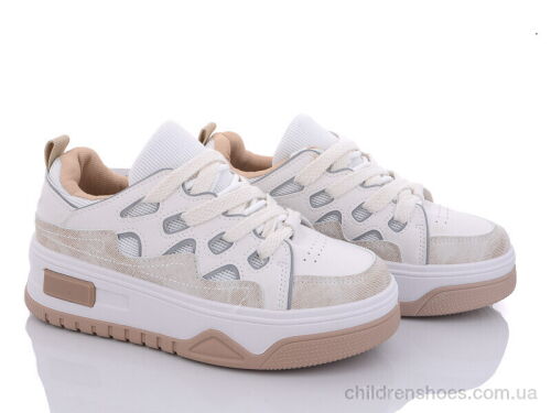 Кроссовки 20-1018-2 white-beige Violeta / p. 36-41 / 8пар