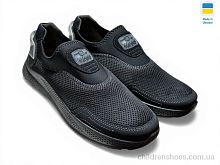 Слипоны 25-01 чорний Rai shoes / p. 41-45 / 6пар