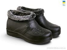 Галоши B-38A чорний Rai shoes / p. 38-42 / 6пар