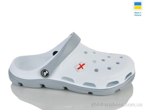 Кроксы Крокс Ж105 білий Progress / p. 36-41 / 8пар