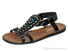 Босоножки Ж060Б черный Waldem / p. 36-40 / 8пар