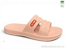 Шлепки L105 персик Rai shoes / p. 37-41 / 8пар