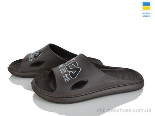 Шлепки С79 коричневий Rai shoes / p. 41-45 / 6пар
