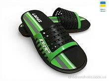 Шлепки M5 зелений Rai shoes / p. 41-45 / 8пар