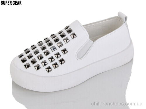 Слипоны A02-729 white Super Gear / p. 27-31 / 10пар