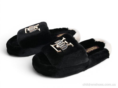 Тапки JF15 black SANLIN 2 / p. 36-41 / 12пар
