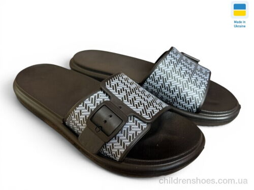 Шлепки DS842 чорний Rai shoes / p. 37-41 / 6пар
