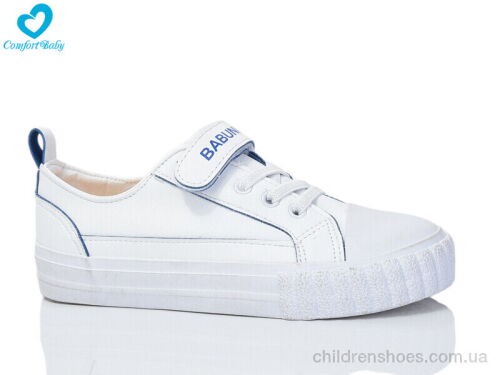 Кеды 350А (31-37) білий-синій Comfort-baby / p. 31-37 / 8пар