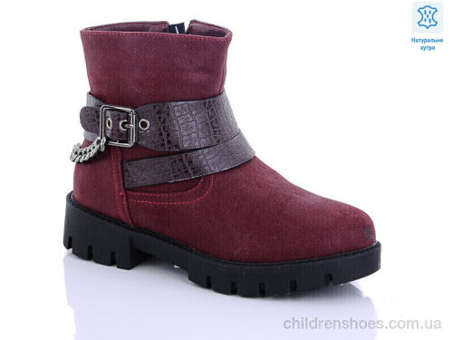 Ботинки W136 bordo Waldem / p. 33-38 / 8пар