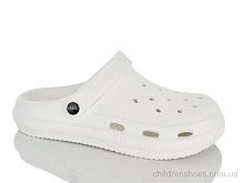 Кроксы С98 молочний Inblue / p. 36-41 / 6пар