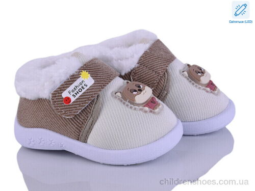 Пинетки 903 beige LED KEWK / p. 16-21 / 12пар