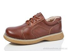 Туфли S604 brown Summer shoes / p. 31-36 / 12пар
