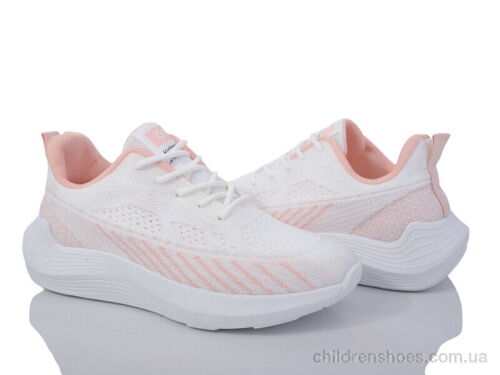 Кроссовки 176-39 white-orange Violeta / p. 36-41 / 8пар