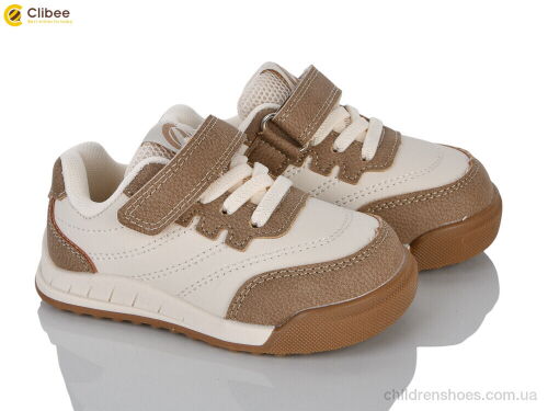 Кроссовки EA775-1 khaki-beige Clibee / p. 21-26 / 6пар