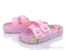 Шлепки 12331 pink-pink Violeta / p. 30-35 / 6пар