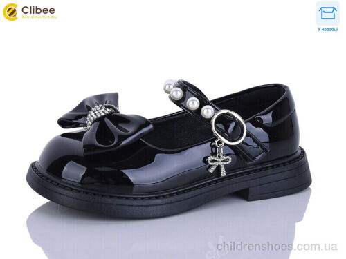 Туфли DB663-1 black Clibee-Apawwa / p. 26-30 / 6пар