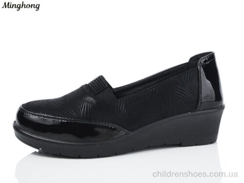 Туфли 7713 black Minghong / p. 37-42 / 8пар