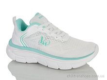 Кроссовки 24-159 white-green Violeta / p. 36-41 / 8пар