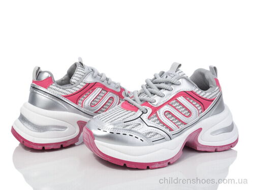 Кроссовки 20-1068-3 grey-red Violeta / p. 36-41 / 8пар