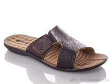 Шлепки детские Demur P5321 black-brown Шлепки