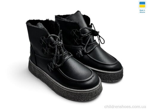 Ботинки 1901 чорний Rai shoes / p. 37-41 / 8пар