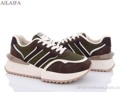 Кроссовки A869 brown Ailaifa / p. 36-41 / 8пар