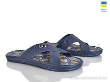 Шлепки E227 синій Rai shoes / p. 41-46 / 8пар