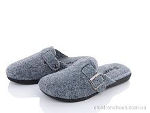 Тапки Gezer G1282 сірий Тапки Турція фетр сірий Soylu / p. 40-44 / 6пар