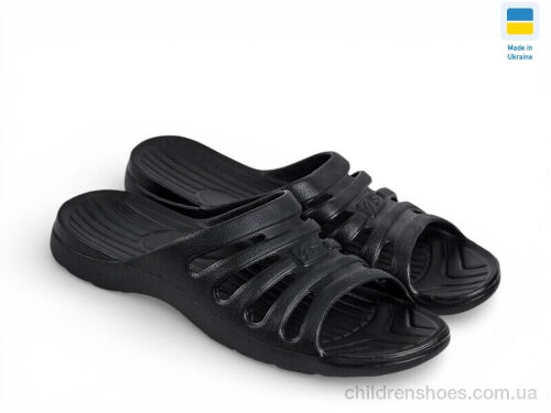 Шлепки L104 чорний Rai shoes / p. 41-45 / 8пар