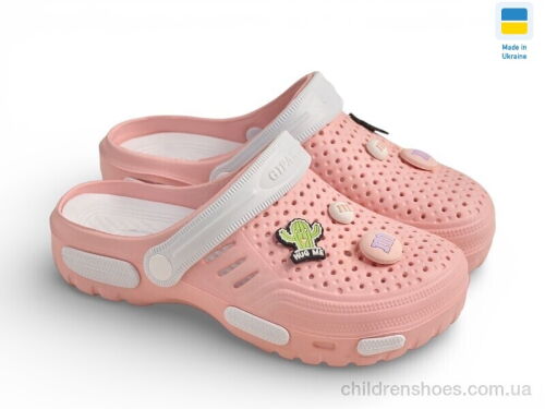 Кроксы СД48 персик Rai shoes / p. 36-41 / 6пар