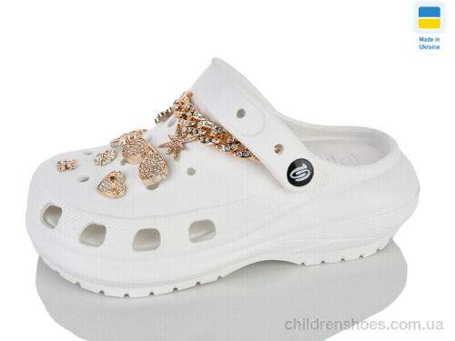 Кроксы 1410-2-8 білий Lot Shoes / p. 36-40 / 6пар