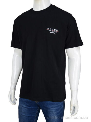 Футболка 3188-14 black Мир / p. 3XL-6XL / 4пар