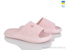 Шлепки E144 пудра Rai shoes / p. 36-40 / 8пар