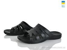 Шлепки Краб новий чорний Rai shoes / p. 41-46 / 8пар