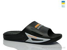Шлепки N243 чорний Lot Shoes / p. 41-46 / 8пар