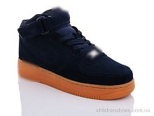 Кроссовки N.ke S1506 navy замш Кроссовки