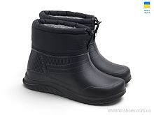 Сапоги из пены D-390-2A чорний Rai shoes / p. 37-41 / 6пар