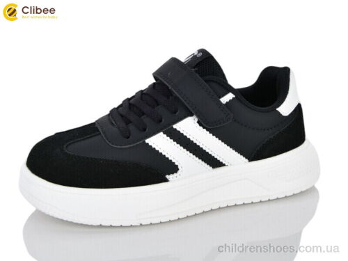 Кроссовки ED783-2 black-white Clibee-Apawwa / p. 34-39 / 6пар