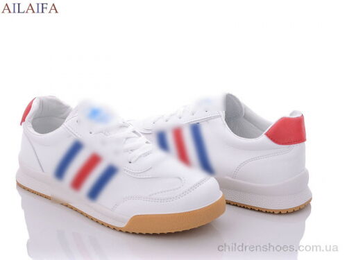 Кроссовки A512 white-blue Ailaifa / p. 36-41 / 8пар