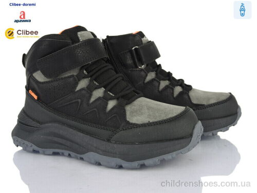 Ботинки KC598 black-orange Clibee-Doremi / p. 32-37 / 6пар